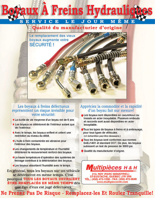 Boyaux à freins BrakeQuip